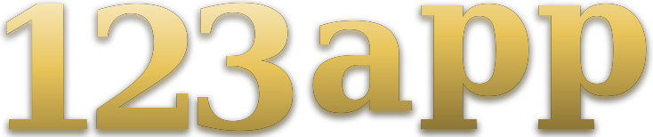 123 app logo